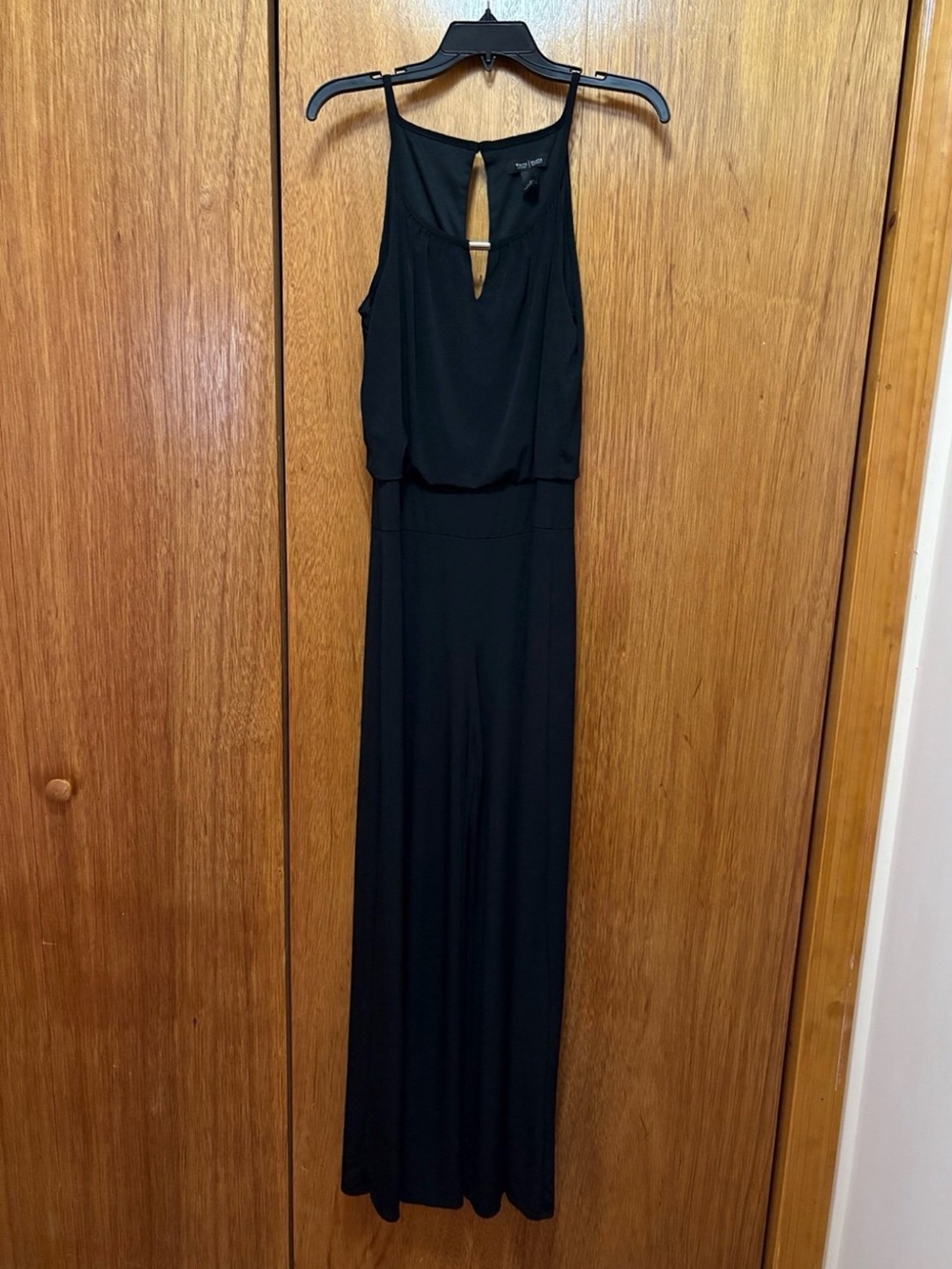 White House Black Market Black Palazzo Pant Jumpsuit